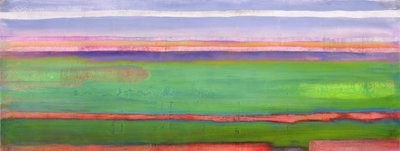 Antecipação, 2001 (óleo e goma laca no gesso no painel) de Lou Gibbs